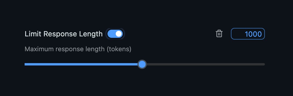 LM Studio response length limit settings